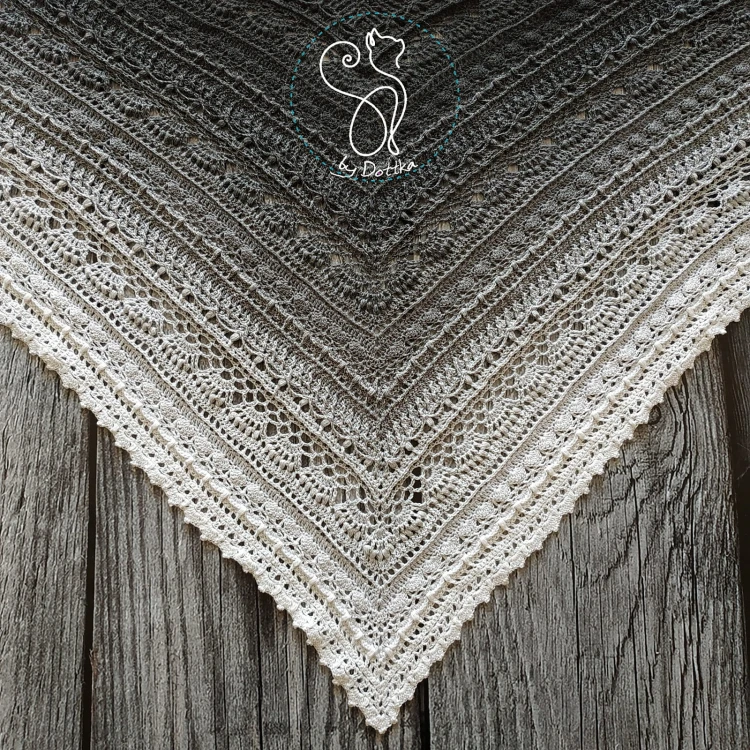 Autor: Dorota Wilczek
Wzór: Allyana Shawl
