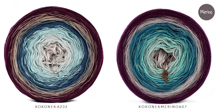 KOKONEK A233 VS. KOKONEK MERINO 607