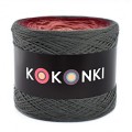 KOKONEK Merino 610 Ciemny szary/bordo/malwa/zgaszona morela