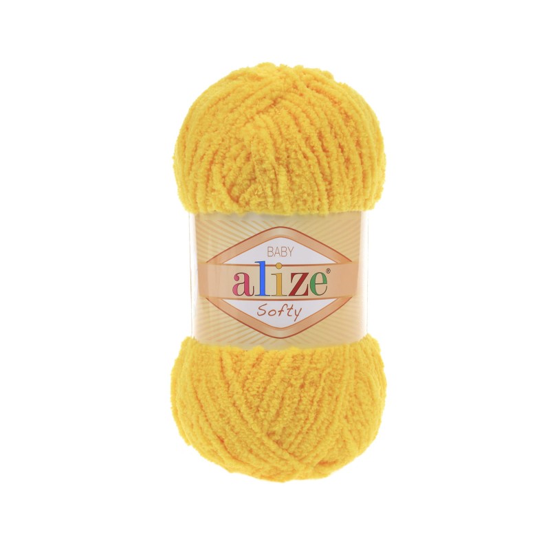 Włóczka Alize Baby Softy - 216 żółty