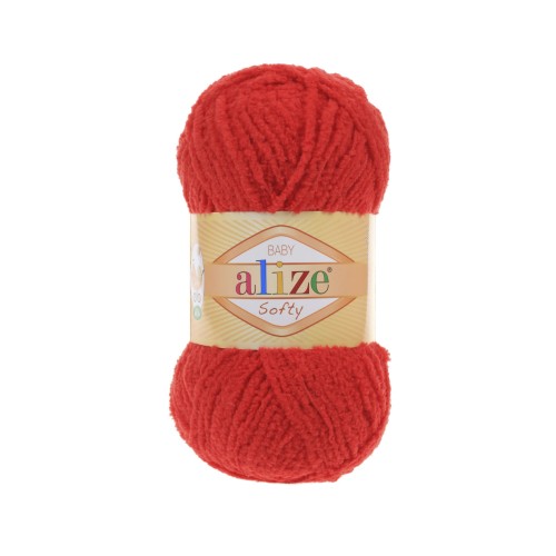 Włóczka Alize Baby Softy - 56 czerwień