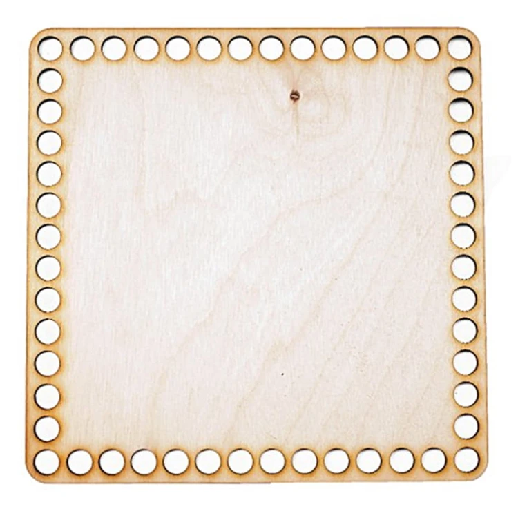 Baza dno koszyka / kwadrat / 24x24 cm / otwory 10 mm
