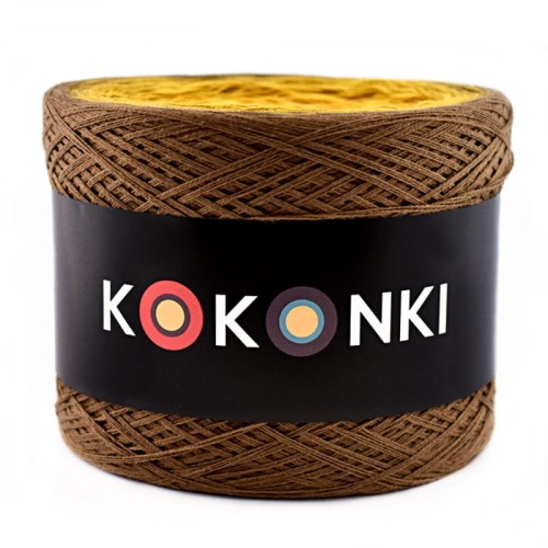 KOKONEK A071 Orzech/musztarda/kurkuma/żółty/wanilia