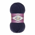 Włóczka Alize Cotton Gold 58 / granat / 100g