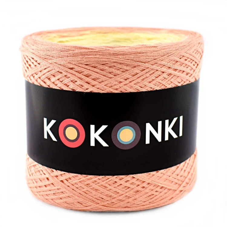 KOKONEK A191 Brzoskwinia/wanilia/krem/żółty