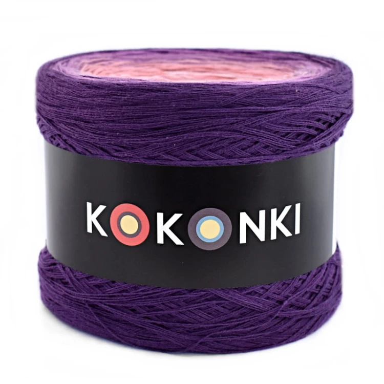 KOKONEK A343 Fiolet/jasny fiolet/malinowy róż/jasny róż/pastelowy róż
