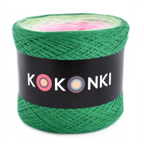 KOKONEK B018 Arbuz 2 Absynt/pistacja/jasna pistacja/jasny róż/róż/fuksja