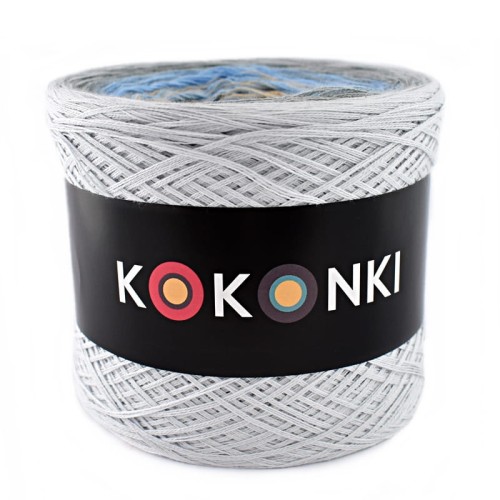 KOKONEK A522 Jasny szary/szary/błękit/ciepły beż/pudrowy beż