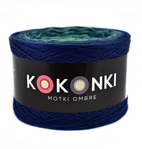 KOKONEK A422 Granat/petrol/morski/zieleń