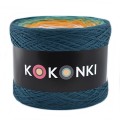 KOKONEK B024 Petrol/szmaragd/kurkuma/pudrowy beż/szarobeżowy