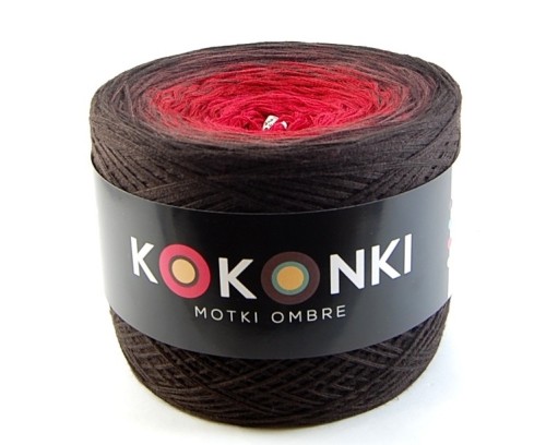 KOKONKI Motek Czekolada/brąz/burgund/czerwień