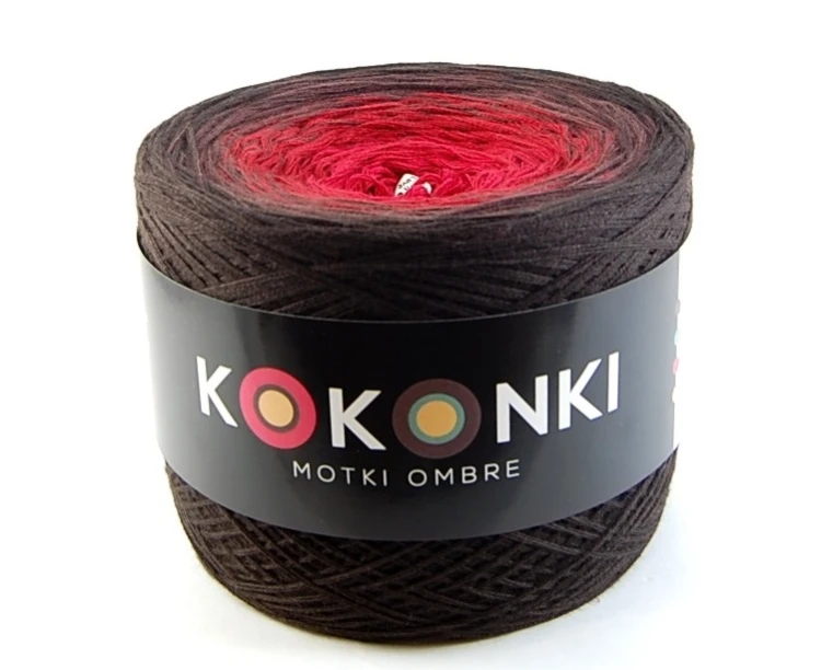 KOKONKI Motek Czekolada/brąz/burgund/czerwień
