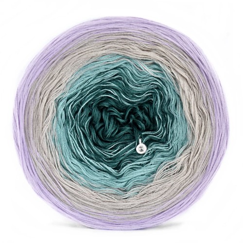 KOKONEK B026 Lawenda/szarobeżowy/patyna/ciemny szmaragd