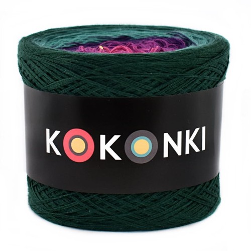 KOKONEK A113 Butelkowa zieleń/ciemny szmaragd/morski/fiolet/jeżyna/piwonia
