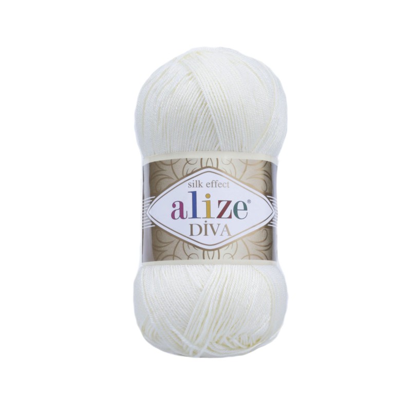 Włóczka Alize Diva - 1055 kość słoniowa
