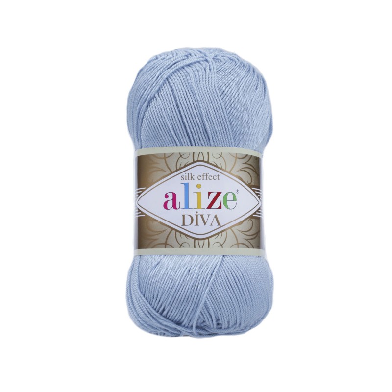 Włóczka Alize Diva - 350 jasne indygo