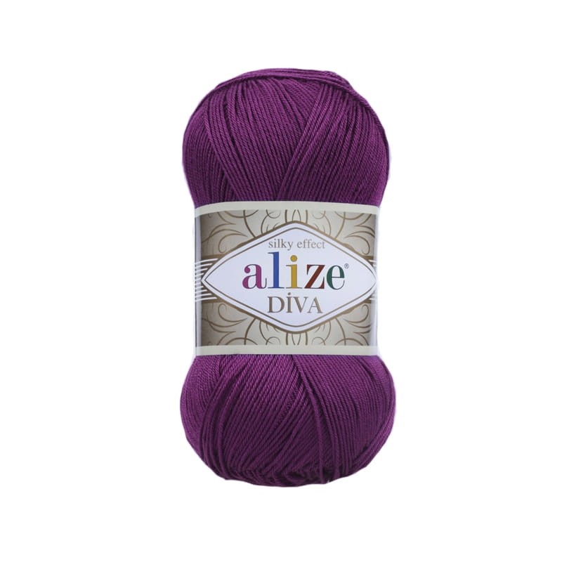 Włóczka Alize Diva - 297 śliwka