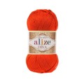 Włóczka Alize Diva - 37 intensywny pomarańcz