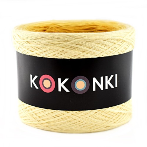 KOKONEK B029 Wanilia/żółty/kurkuma/musztarda/orzech