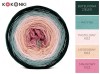 KOKONEK B030 Butelkowa zieleń/patyna/pastelowy róż/łososiowy róż/malinowy róż