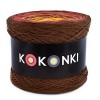 KOKONEK A061 Brąz/cegła/ciepły brąz/kurkuma/ciepły beż