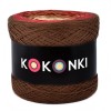 KOKONEK A058 Brąz/burgund/ciepły brąz/ciepły beż/krem
