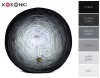 KOKONEK A287 Czerń/ciemny szary/średni szary/szary/jasny szary/biel
