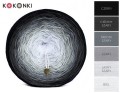 KOKONEK A287 Czerń/ciemny szary/średni szary/szary/jasny szary/biel