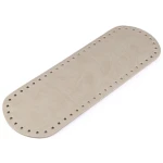Baza dno torebki z ekoskóry / 10x30 cm / ecru / 750710