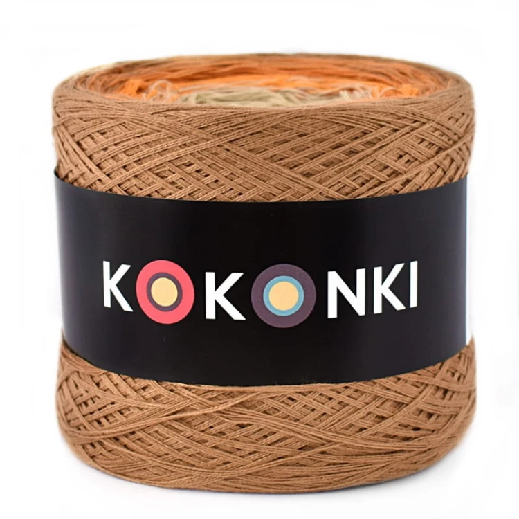 KOKONEK B035 Plażowicz - Ciepły brąz/koniak/pomarańcz/ciepły beż/krem