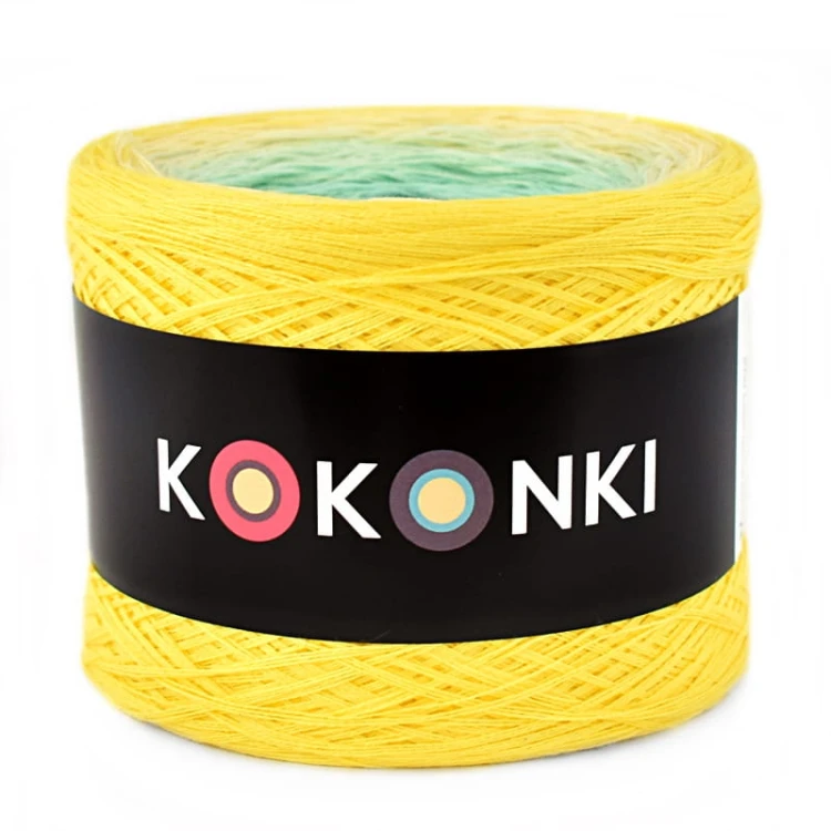 KOKONEK B036 Fresh! - Intensywny żółty/wanilia/jasna pistacja/mięta/patyna