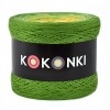 KOKONEK B038 Blask lasu - Paproć/zieleń/jasna zieleń/żółty/wanilia
