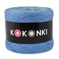 KOKONEK B042 Masz wiadomość - Jeans melanż/denim/błękit/szary/średni szary melanż