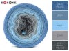 KOKONEK B042 Masz wiadomość - Jeans melanż/denim/błękit/szary/średni szary melanż