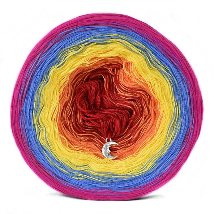 KOKONEK B045 Color fun - Piwonia/niebieski/intensywny żółty/mango/czerwień