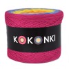 KOKONEK B045 Color fun - Piwonia/niebieski/intensywny żółty/mango/czerwień