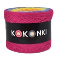 KOKONEK B045 Color fun - Piwonia/niebieski/intensywny żółty/mango/czerwień