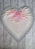 Autorka: Lavender Bunny  / Wzór: Erigeneia / Wymiary chusty - 180x80 / Szydełko 2,0