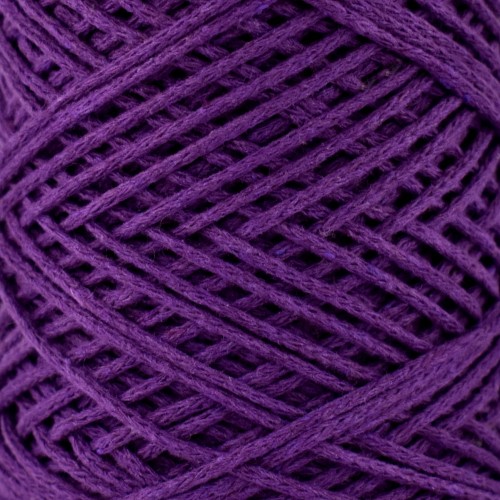 Sznurek Macrame Cotton by KOKONKI 2mm / rolka 200m / bakłażan