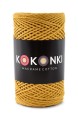 Sznurek Macrame Cotton  rolka 200 m  musztarda