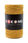 Sznurek Macrame Cotton by KOKONKI 2mm / rolka 200m / musztarda - OUTLET