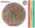 KOKONEK SIX S028 - Turkus/neonowa zieleń/fuksja