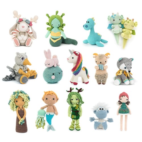 Książka Unicorns, Dragons and More Fantasy Amigurumi 2 - w języku angielskim