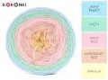 KOKONEK A708 PasteLOVE - Jasny błękit/mięta/jasny róż/łososiowy róż/wanilia