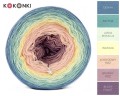 KOKONEK A180 Denim/patyna/jasna pistacja/wanilia/łososiowy róż/brudny róż/blady fiolet