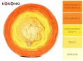 KOKONEK A447 Intensywny pomarańcz/pomarańcz/intensywny żółty/żółty/wanilia