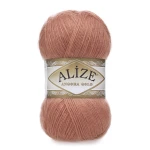 Włóczka Alize Angora Gold 102 / łososiowy ciemny 