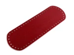 Baza dno torebki z ekoskóry / 10x30 cm / ciemna czerwień / 4746