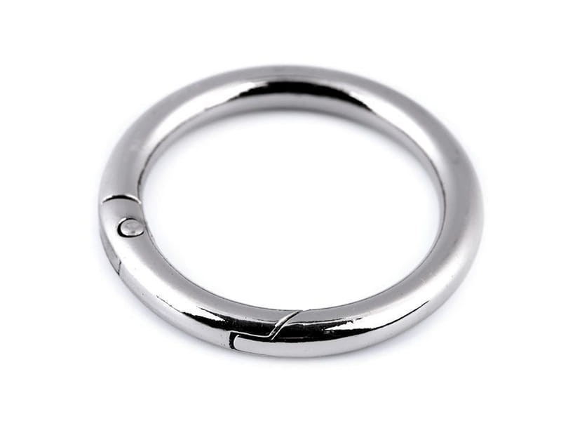 Karabińczyk okrągły / średnica 32 mm / 1 szt.