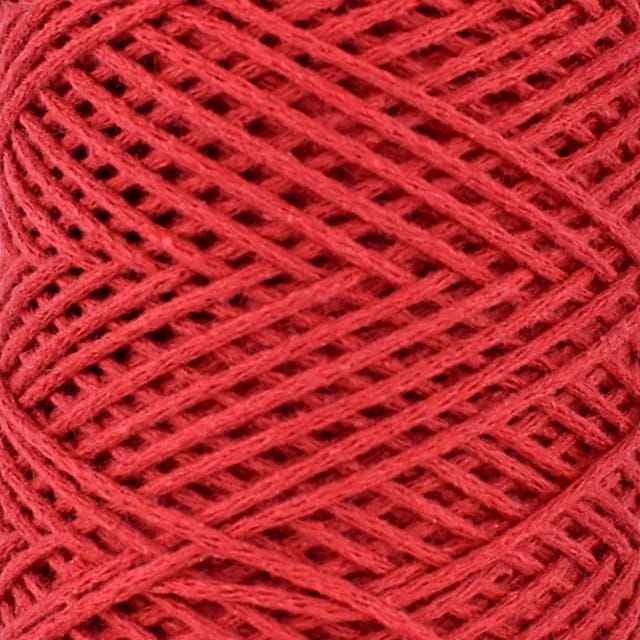 Sznurek Macrame Cotton by Kokonki / rolka 200 m / czerwień